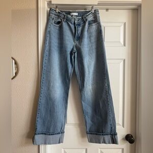 KanCan Light Blue Wide-Leg Jeans 29